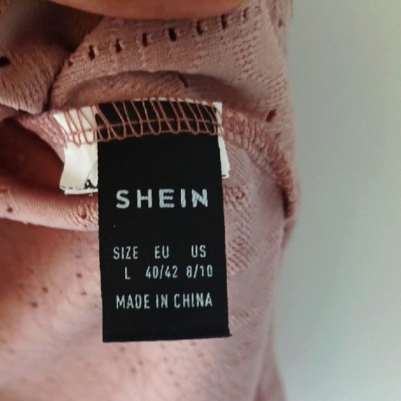 SHEIN Pink Asymmetrical Sleeveless Tank Top, L - Picture 2 of 6